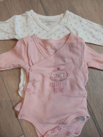 2 bodies 3 mois manches longues