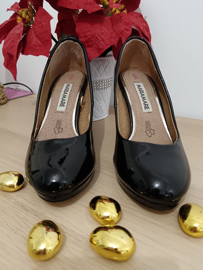 Escarpins noirs vernis P36 - photo numéro 7