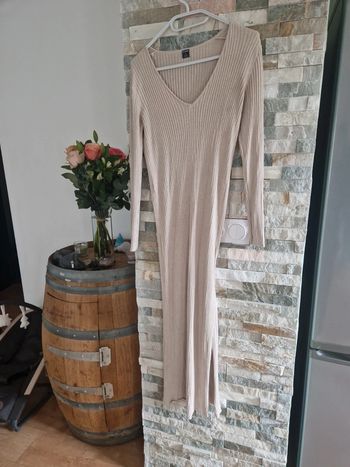 Robe longue beige Kiabi 👗