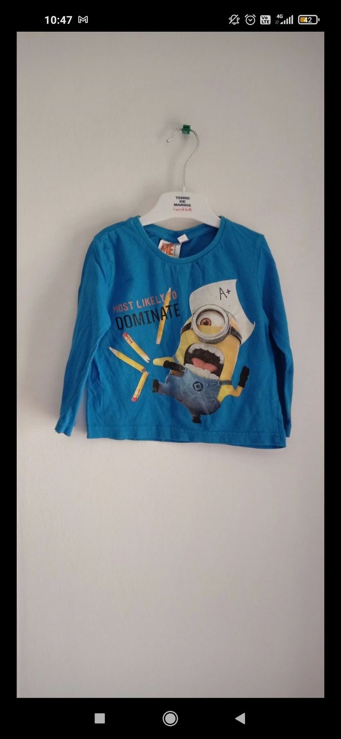 T-shirt Minion 3 ans