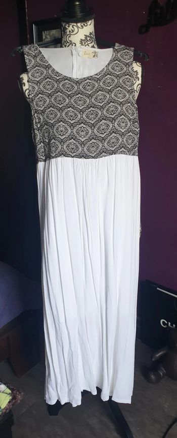 Robe d été Noire/blanche