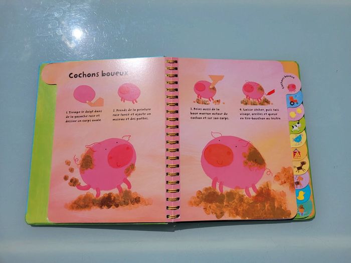 Premières activités manuelles usborne et 🐄 Ma petite ferme 🚜 - photo numéro 4