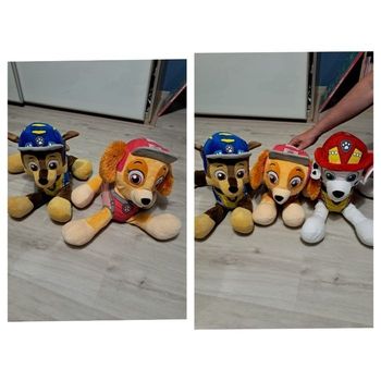 Lot de 5 peluches pat patrouille neuves