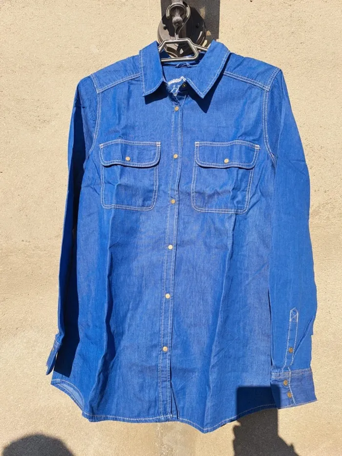 Chemise bleu roi Jennyfer
