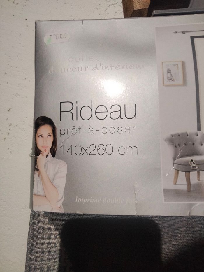 Rideau imprimé foxana 140x260 - photo numéro 2