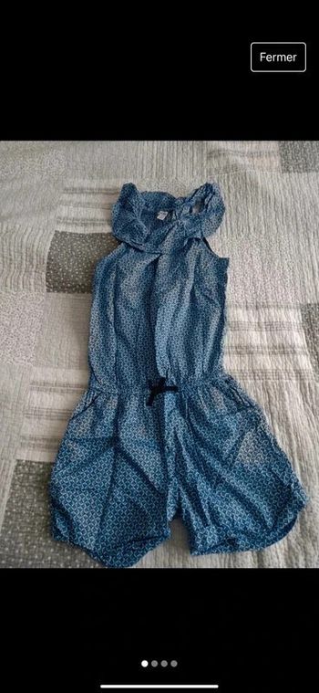 Combinaison short Okaïdi fille taille 14 ans