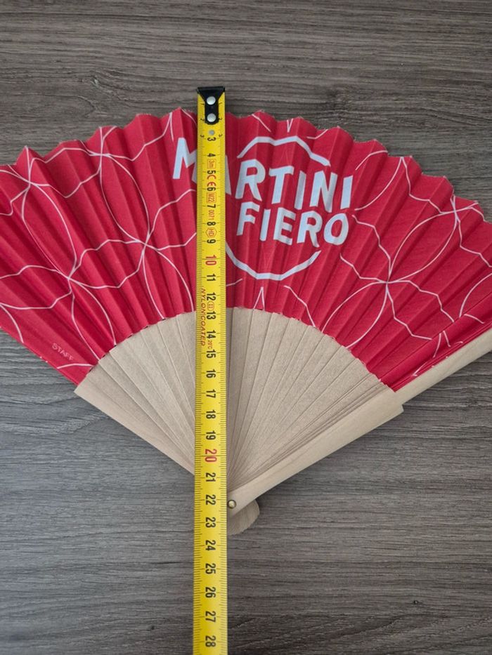Éventail 23 cm Martini Fiero - photo numéro 4