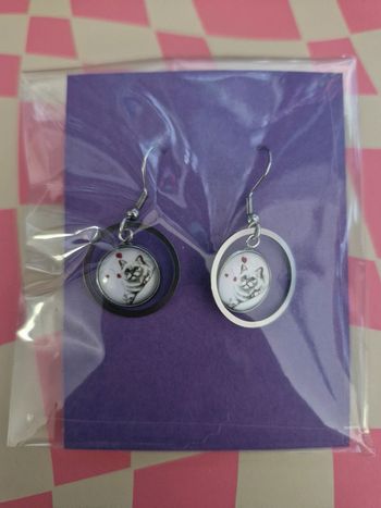 Boucles d’oreille chat