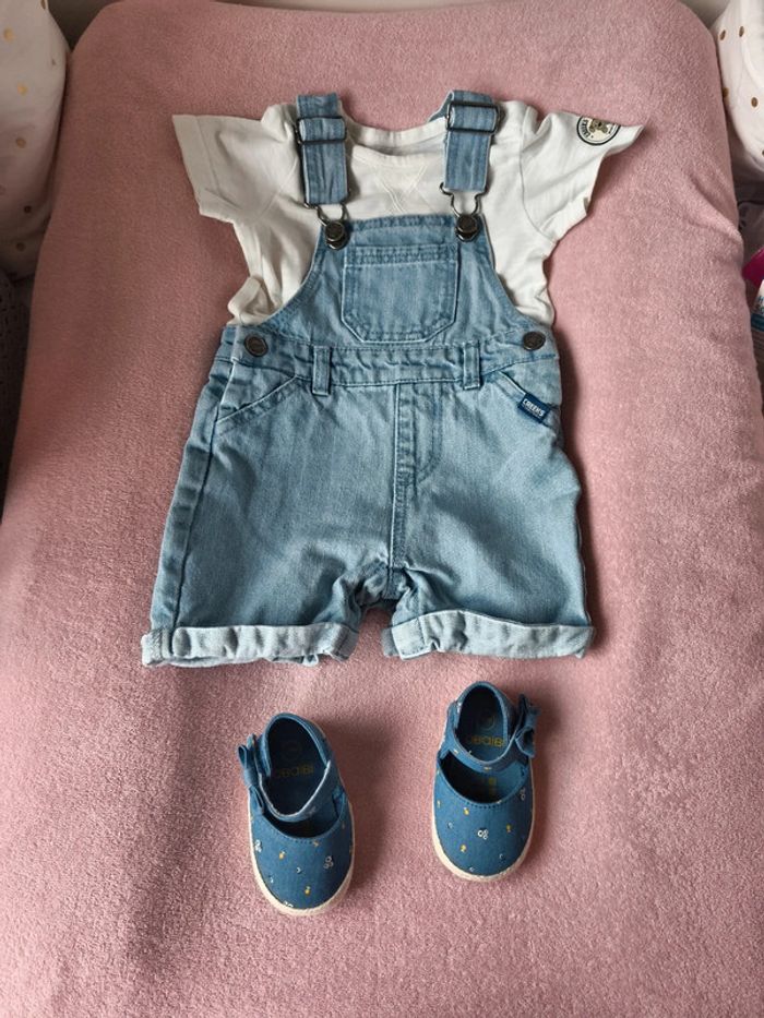 Salopette short