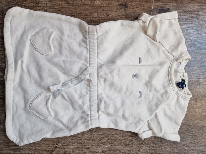Robe blanche manche courte 18 mois kiabi