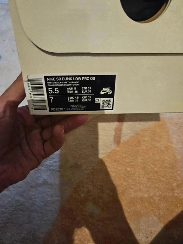 Nike Sb dunk low tightbooth Taille 38 - photo numéro 10