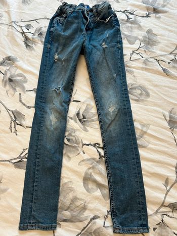 Jeans skinny trou 11 ans