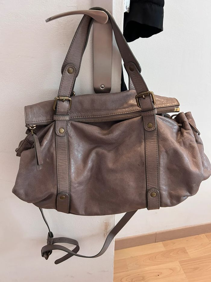 Sac Gérard Darel 36h taupe - photo numéro 13