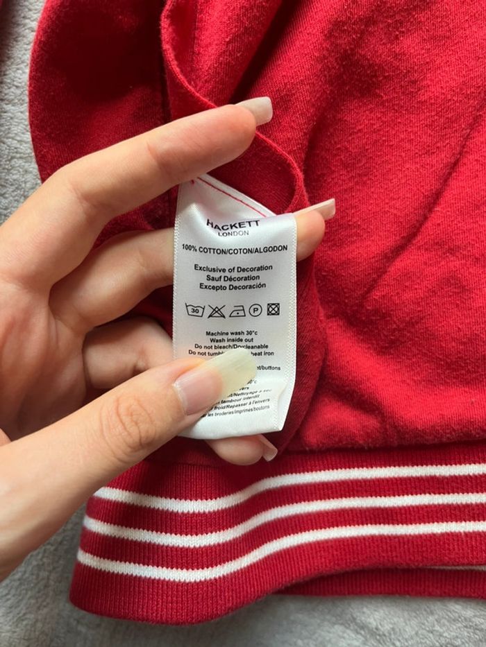 Gilet sans capuche réversible 7-8 ans Hackett 100% coton - photo numéro 6