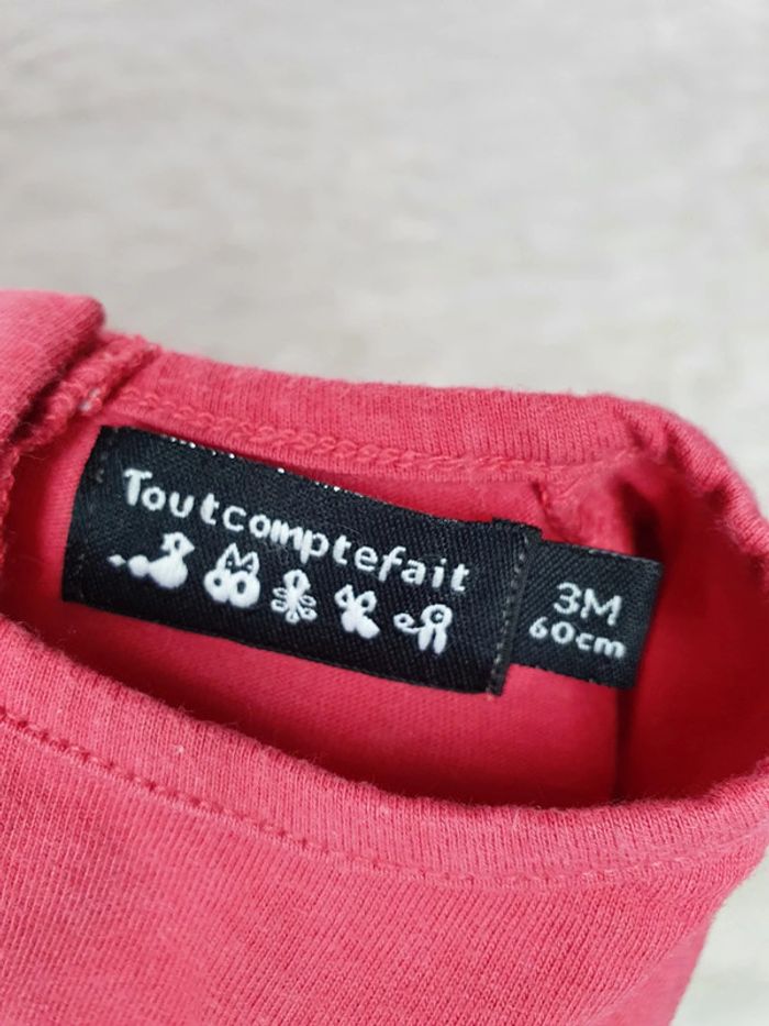 Tee shirt 3 mois Tout Compte Fait - photo numéro 2