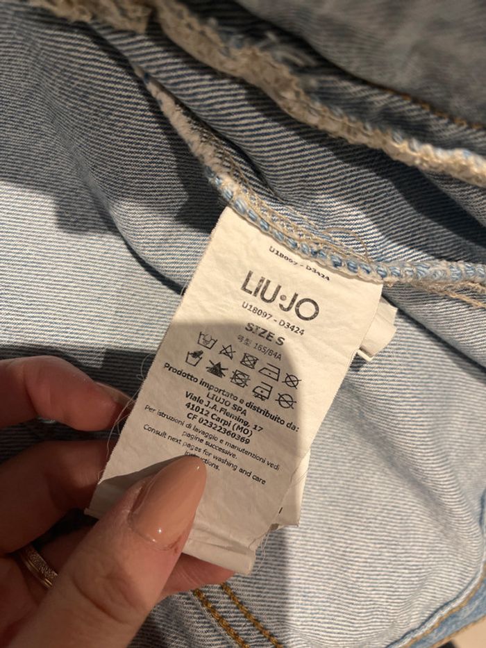 Veste en jean destroy Liu Jo taille S - photo numéro 5