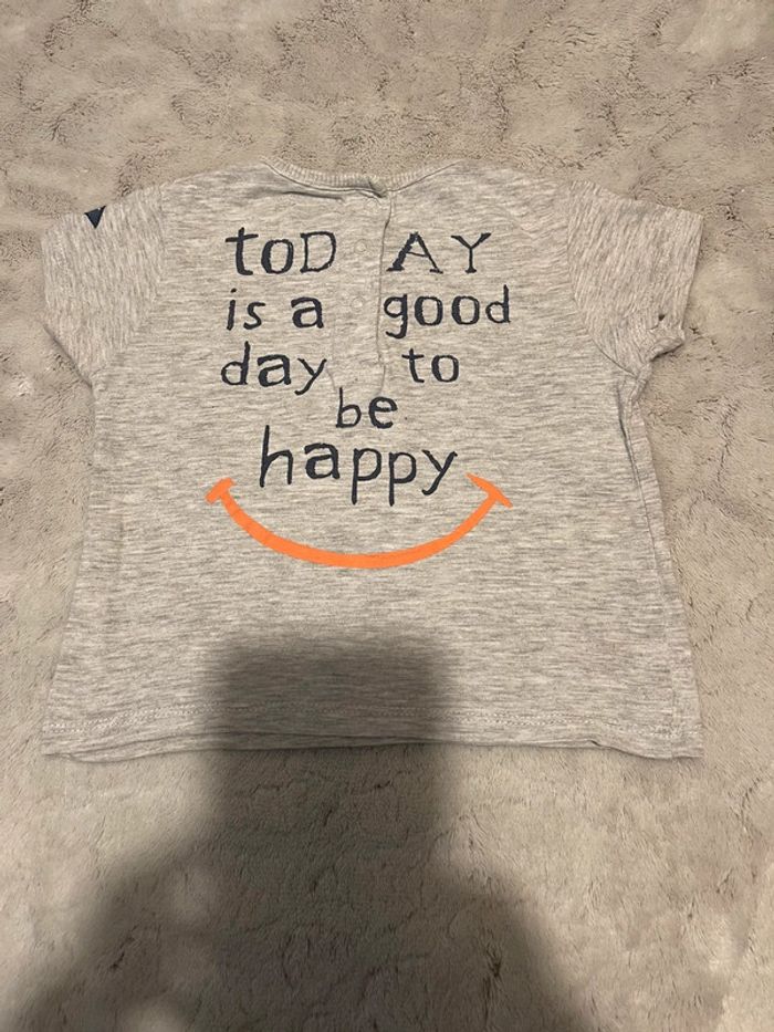 Lot de 4 t-shirt manches courtes Kiabi - 12 mois - photo numéro 4