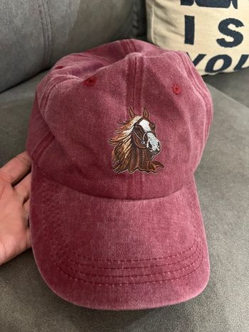 Casquette fille neuve cheval