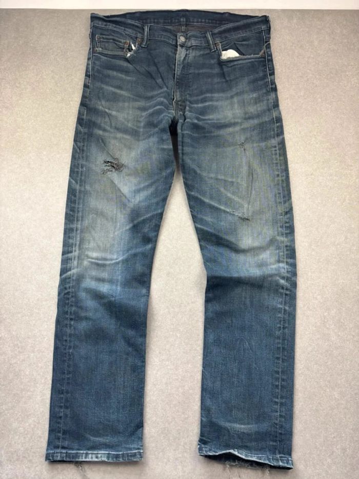 Jean pantalon coupe droite 513 levis noir/bleu W38 L32 - photo numéro 7
