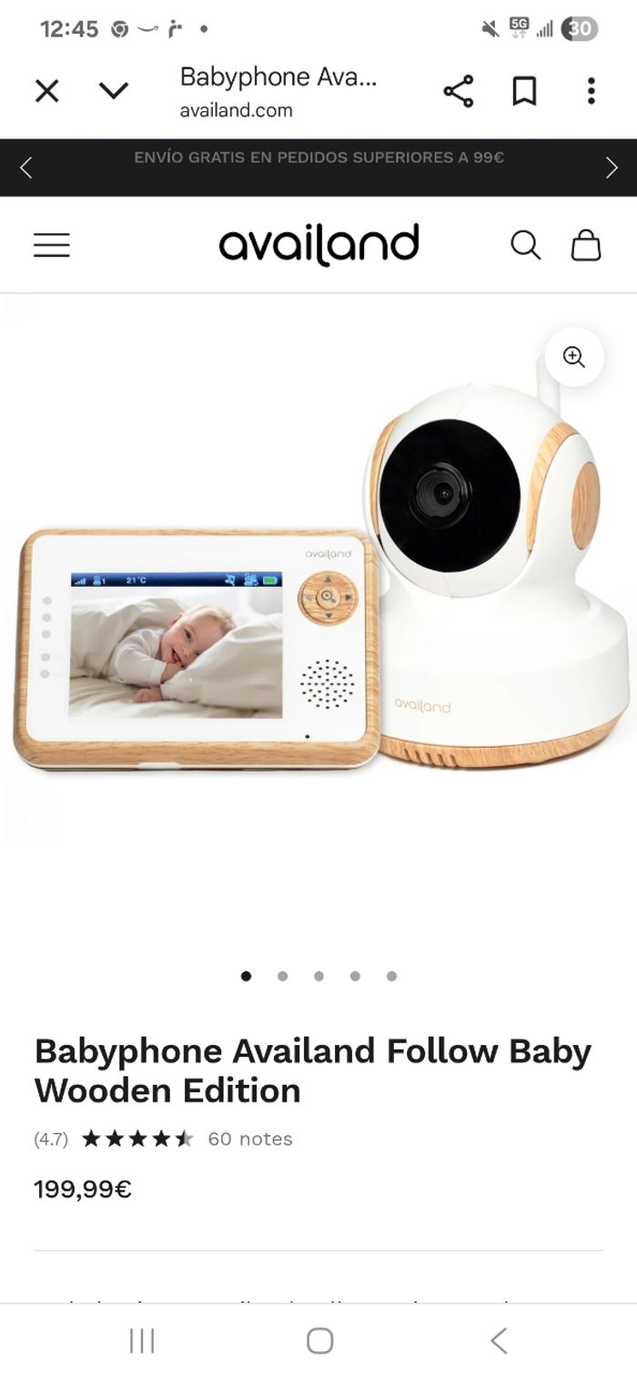 Availand - Babyphone Follow Baby Wooden Edition - photo numéro 10