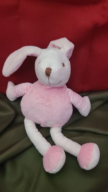 Doudou Lapin Rose Babynat