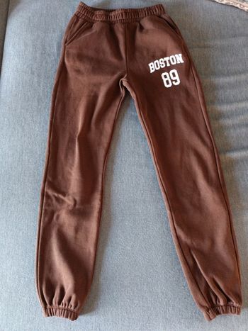 Bas de jogging marron Kiabi XS 