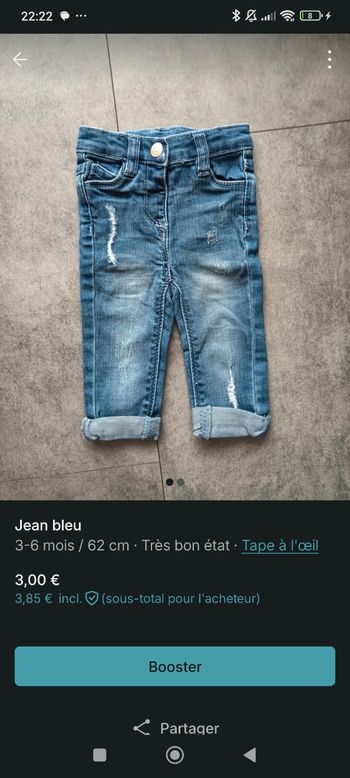 Jean bleu 
