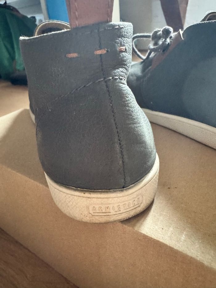 Chaussure habillée à lacets Armistice grise - photo numéro 5