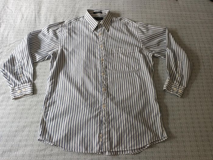 Chemise à rayures manches longues