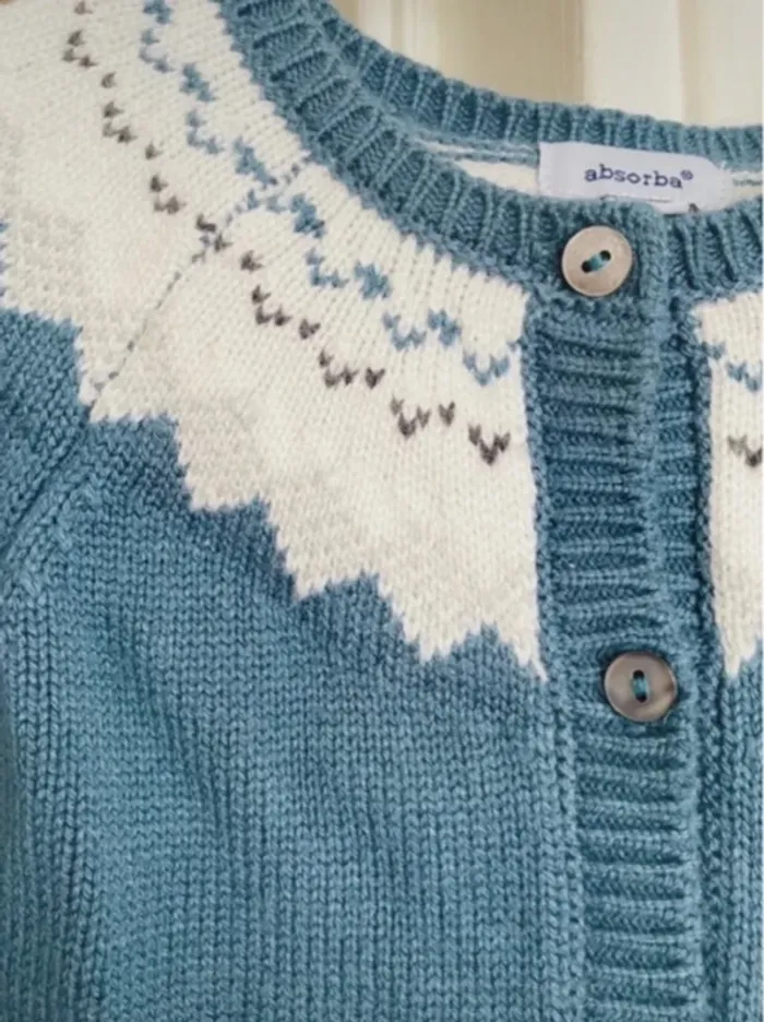 Gilet chaud contenant de l’alpaga bébé - photo numéro 3