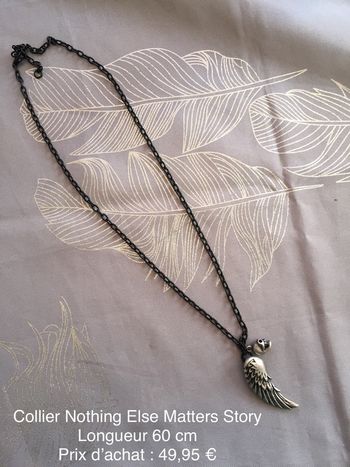 Collier Nothing Else Matters Story