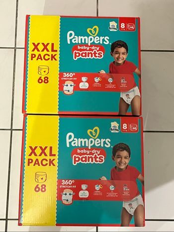 Lot couche pants taille 8 Pampers baby dry