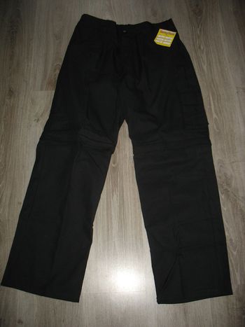 PANTALON DROIT NOIR 2 en 1 - FEMME "LE BEAU-FORT" - NEUF - TAILLE 46 - n°01