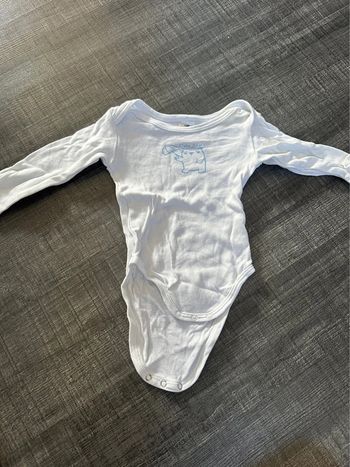Body blanc 12 mois