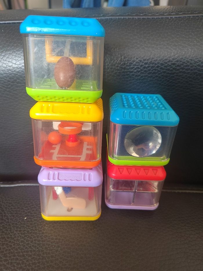Cubes sensoriels vintage fisher price - photo numéro 2