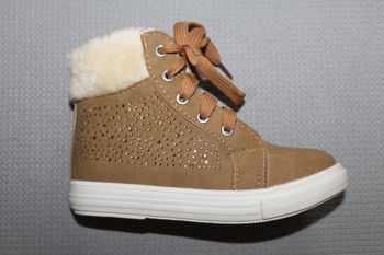 baskets beige fourrées 29