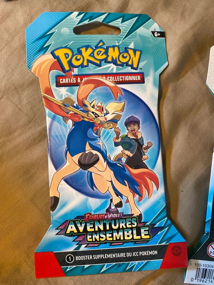Lot de 6 blisters pokémon EV09 aventures ensemble - photo numéro 4
