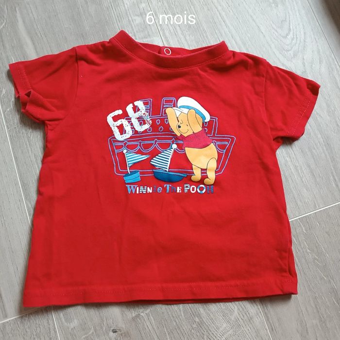 T shirt manches courtes Winnie l'ourson 6 mois