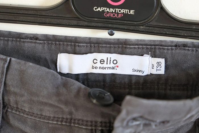 C40 pantalon gris celio 38 - photo numéro 3