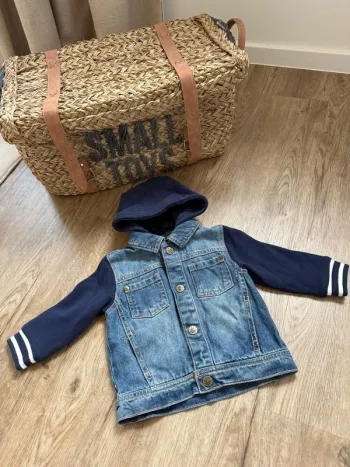 Veste en jeans Next bébé garçon  6-9 mois comme neuve