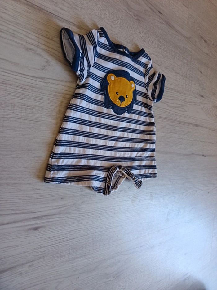 Combi short 1 mois 53 cm combishort obaibi neuve - photo numéro 2