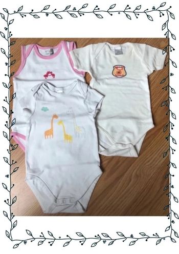 Lot de 3 bodies 86 C&a, zeeman