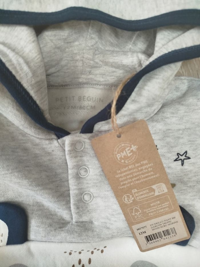 ensemble petit béguin 12 mois 80 cm neuf - photo numéro 4