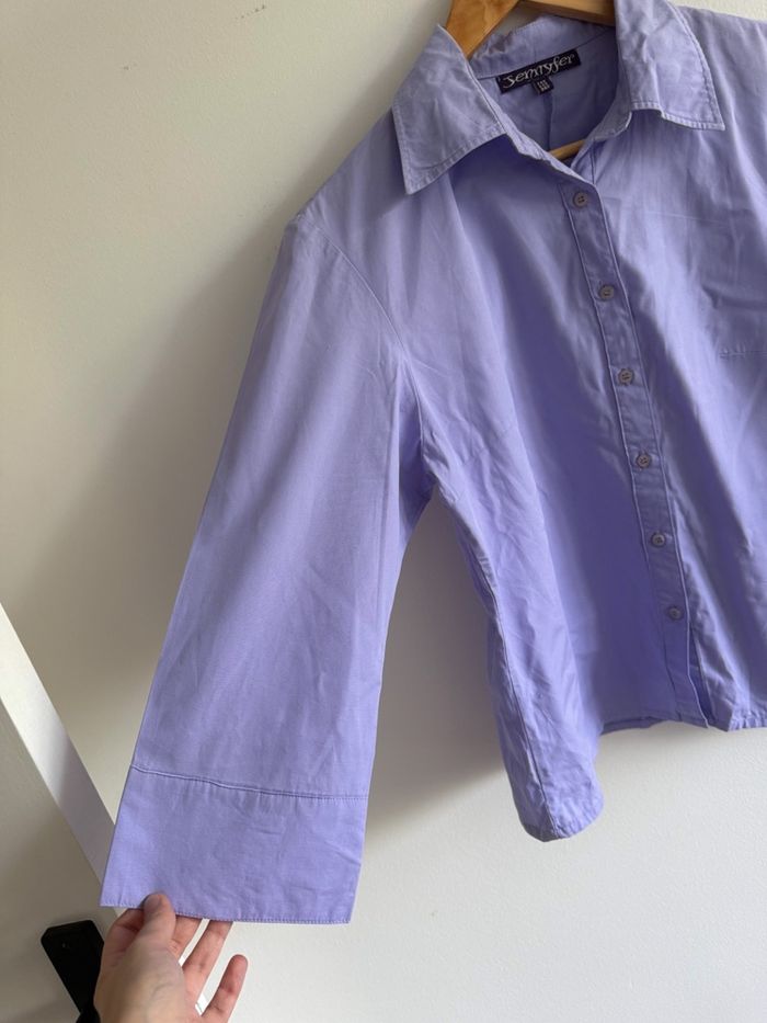 Chemise manches 3/4 Lila Jennyfer taille 42 XL - photo numéro 2