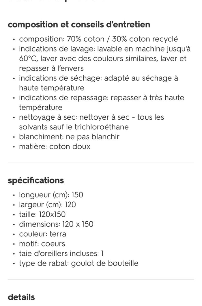 Parure 120 150 - photo numéro 2