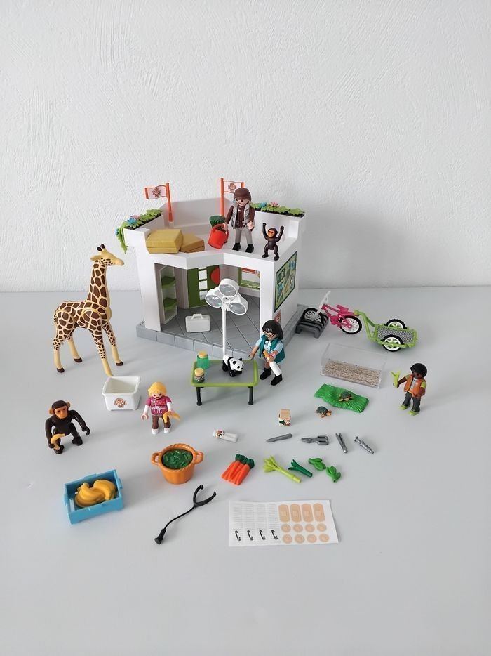 PLAYMOBIL Vétérinaire du Zoo Animaux 🦒 - photo numéro 3