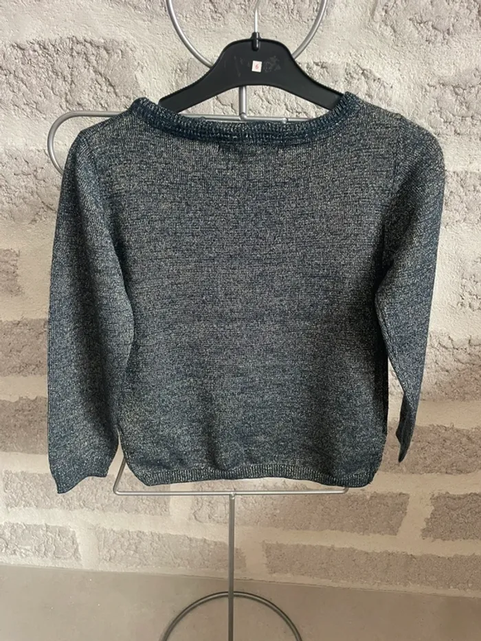 Pull léger printemps fille lulu castagnette 6 ans dorée - photo numéro 4