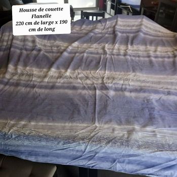 Housse de couette en flanelle