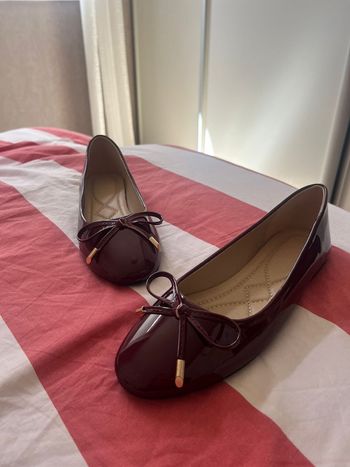 Ballerines bordeaux 