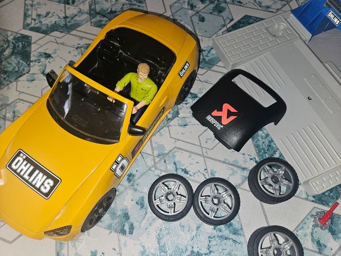 Atelier Bruder voiture et personnage tbe - photo numéro 3